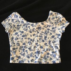 H&M Floral Crop Top